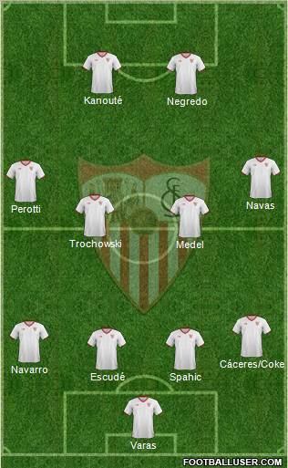 Sevilla F.C., S.A.D. Formation 2011