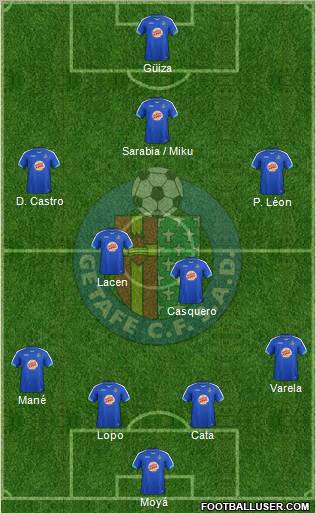 Getafe C.F., S.A.D. Formation 2011