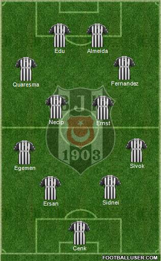 Besiktas JK Formation 2011