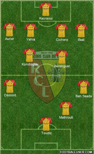 Racing Club de Lens Formation 2011