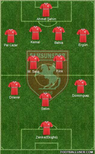 Samsunspor Formation 2011