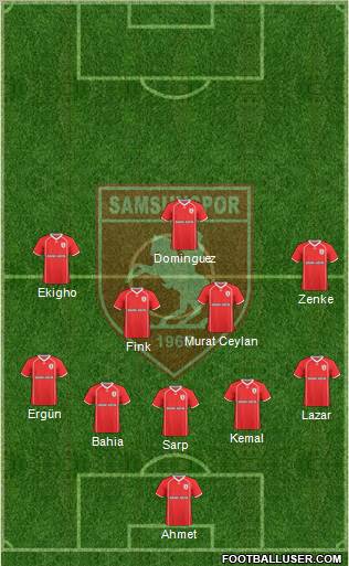 Samsunspor Formation 2011