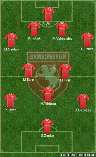 Samsunspor Formation 2011