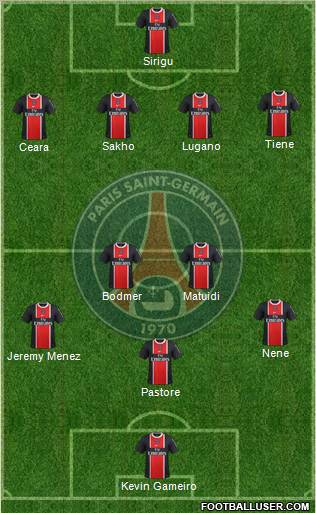 Paris Saint-Germain Formation 2011