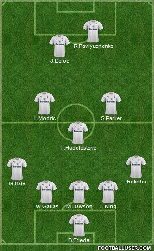 Tottenham Hotspur Formation 2011