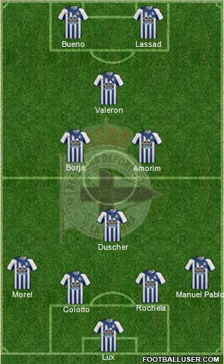 R.C. Deportivo de La Coruña S.A.D. Formation 2011