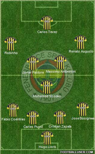 Fenerbahçe SK Formation 2011