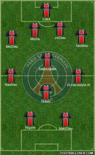 Paris Saint-Germain Formation 2011