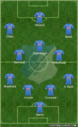 TSG 1899 Hoffenheim Formation 2011