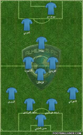 Al-Hilal (KSA) Formation 2011