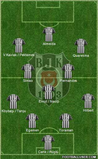 Besiktas JK Formation 2011