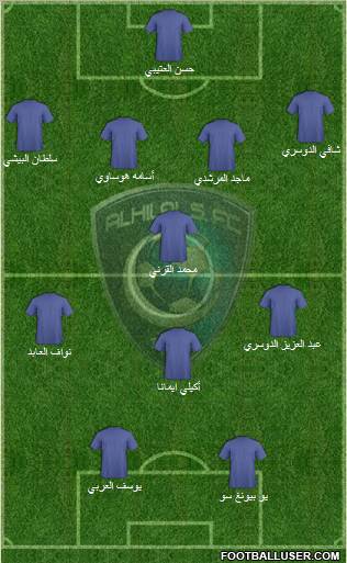Al-Hilal (KSA) Formation 2011