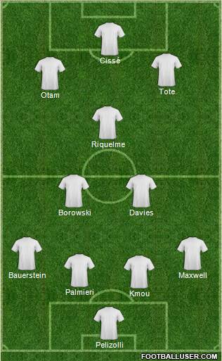 Pro Evolution Soccer Team Formation 2011