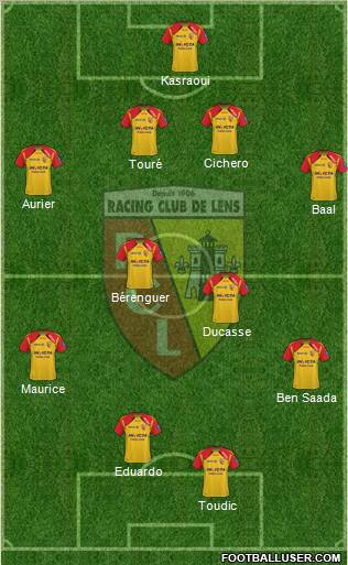 Racing Club de Lens Formation 2011