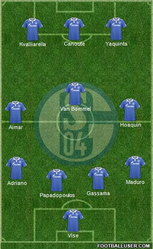 FC Schalke 04 Formation 2011