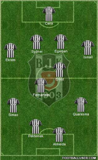 Besiktas JK Formation 2011