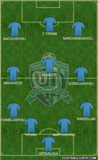 Dinamo Tbilisi Formation 2011