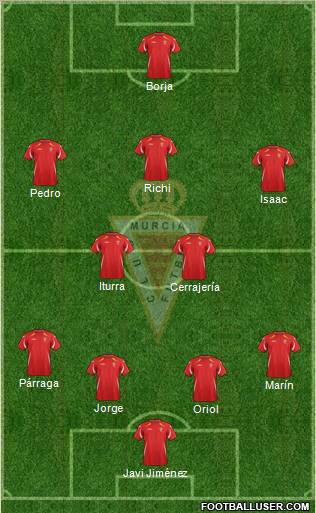 Real Murcia C.F., S.A.D. Formation 2011