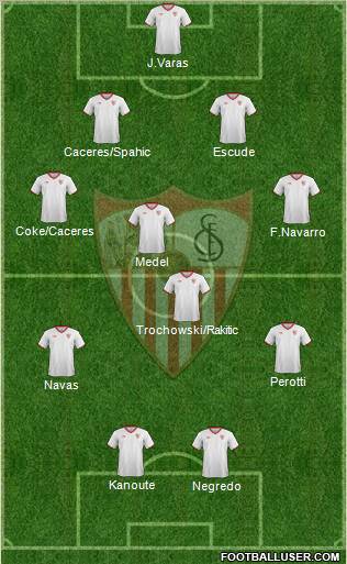 Sevilla F.C., S.A.D. Formation 2011
