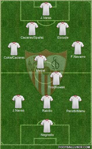 Sevilla F.C., S.A.D. Formation 2011