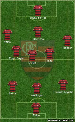 CR Flamengo Formation 2011