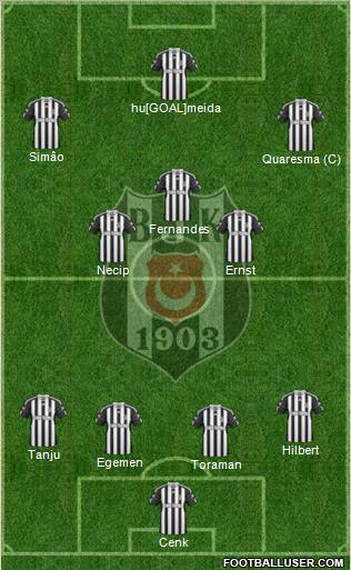 Besiktas JK Formation 2011