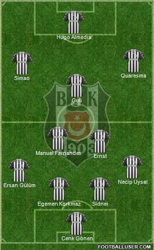 Besiktas JK Formation 2011