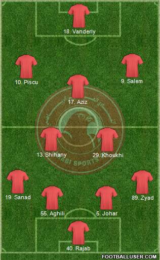 Al-Arabi Sports Club (QAT) Formation 2011