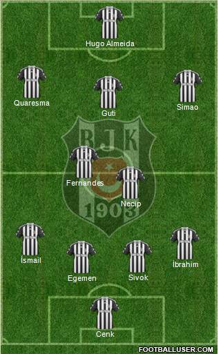 Besiktas JK Formation 2011