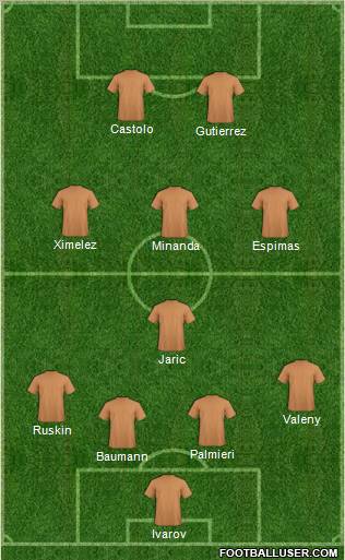 Pro Evolution Soccer Team Formation 2011