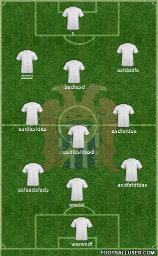 Águilas C.F. Formation 2011