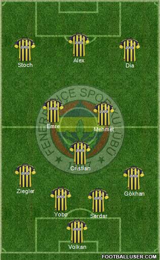 Fenerbahçe SK Formation 2011