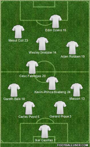 Pro Evolution Soccer Team Formation 2011