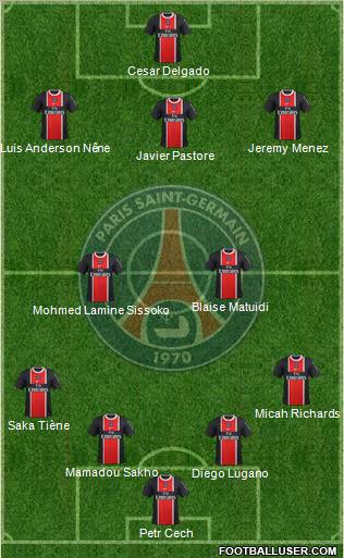 Paris Saint-Germain Formation 2011