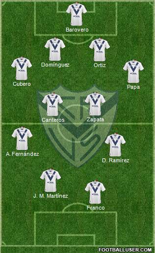 Vélez Sarsfield Formation 2011