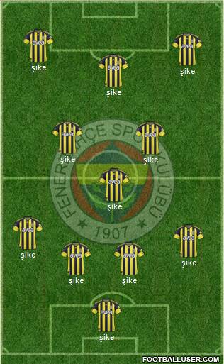 Fenerbahçe SK Formation 2011