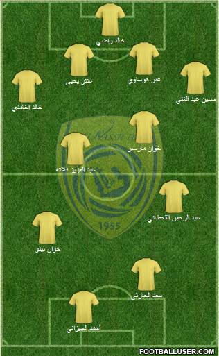 Al-Nassr (KSA) Formation 2011