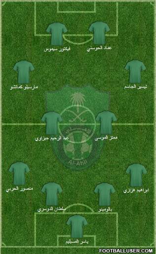 Al-Ahli (KSA) Formation 2011