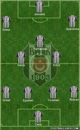 Besiktas JK Formation 2011