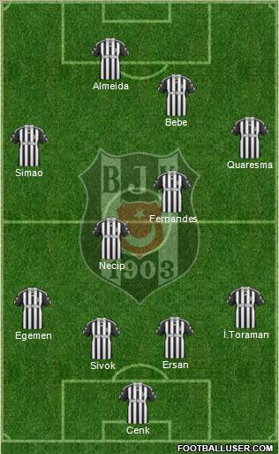 Besiktas JK Formation 2011