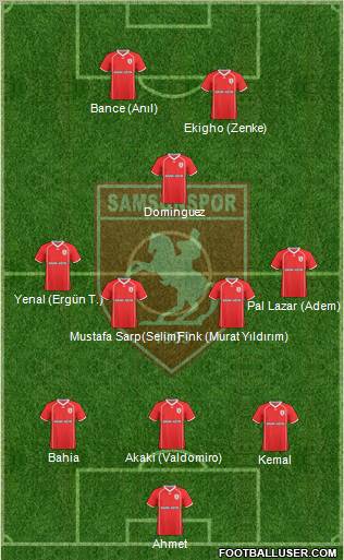 Samsunspor Formation 2011