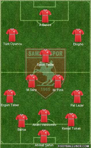 Samsunspor Formation 2011