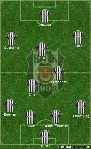 Besiktas JK Formation 2011