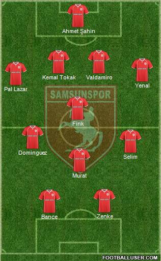 Samsunspor Formation 2011