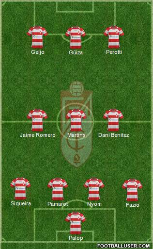 Granada C.F. Formation 2011