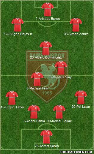Samsunspor Formation 2011