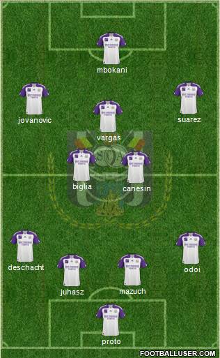 RSC Anderlecht Formation 2011