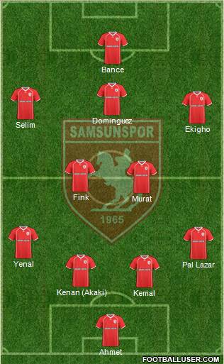 Samsunspor Formation 2011
