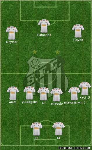 Santos FC Formation 2011
