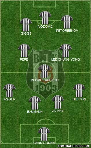 Besiktas JK Formation 2011